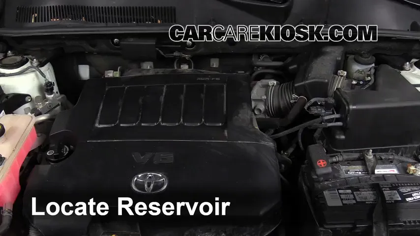 2010 Toyota RAV4 Limited 3.5L V6 Windshield Washer Fluid Add Fluid